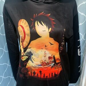 Luffy anime hoodie